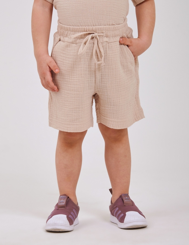 Шорти для хлопчика SMIL 112498-1 Бежевий - изображение 1
