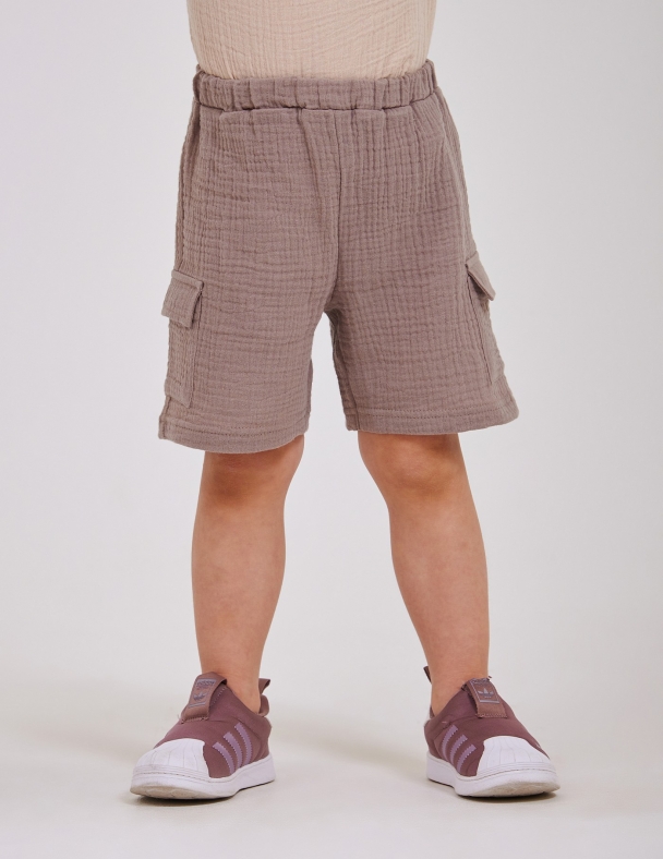 Шорты для мальчика SMIL 112482-1 Светло-коричневый - изображение 1