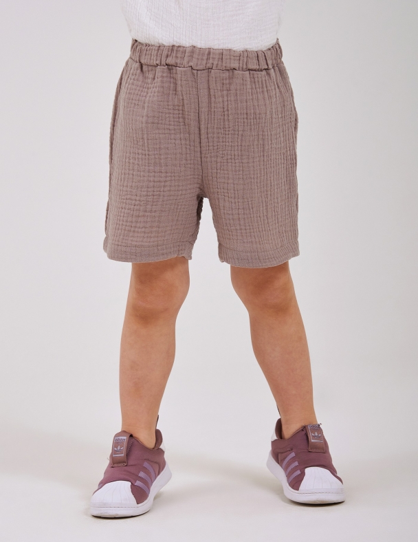 Шорты для мальчика SMIL 112480-1 Светло-коричневый - изображение 1