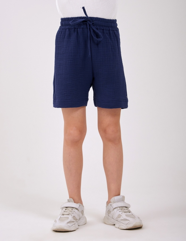 Шорти для хлопчика SMIL 112485-1 Темно-синій - изображение 1