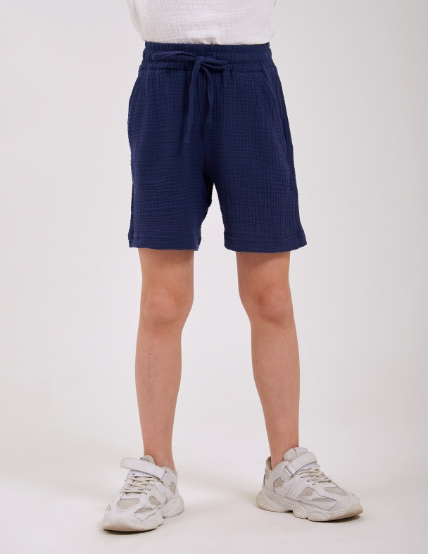 Шорти для хлопчика SMIL 112499-1 Темно-синій - изображение 1