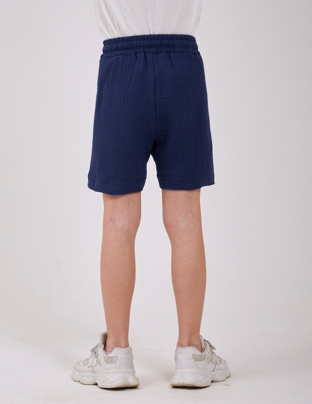 Шорти для хлопчика SMIL 112499-1 Темно-синій - изображение 2
