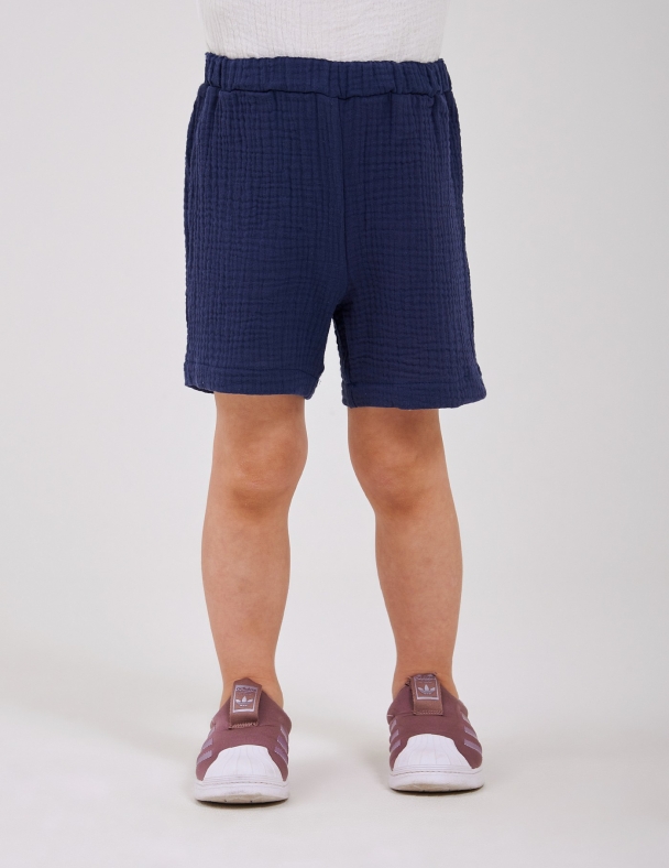 Шорти для хлопчика SMIL 112480-1 Темно-синій - изображение 1