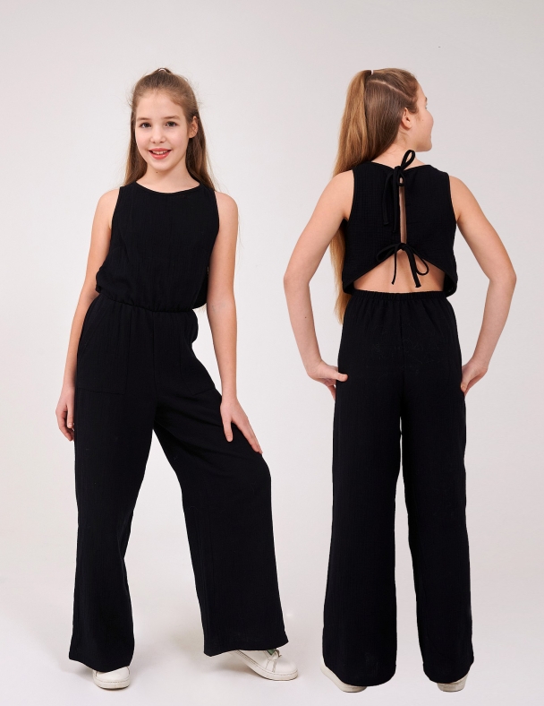 Комбінезон для дівчинки SMIL 108730-1-2s Чорний - изображение 1
