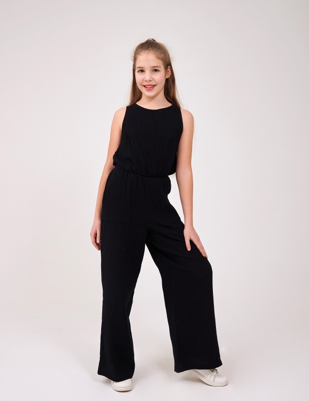 Комбінезон для дівчинки SMIL 108730-1-2s Чорний - изображение 2