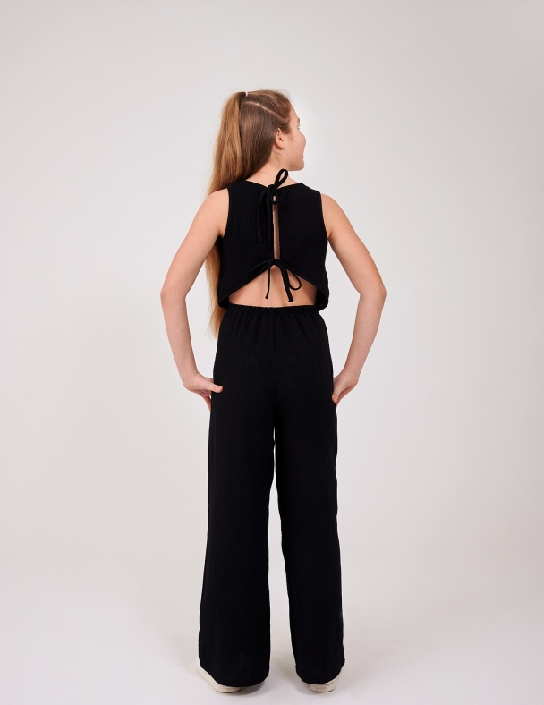 Комбінезон для дівчинки SMIL 108730-1-2s Чорний - изображение 4