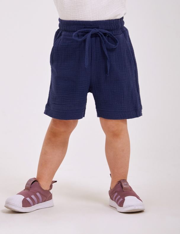 Шорти для хлопчика SMIL 112498-1-2s Темно-синій - изображение 1