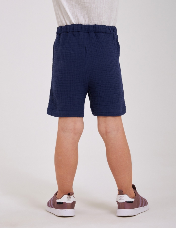 Шорти для хлопчика SMIL 112498-1-2s Темно-синій - изображение 2