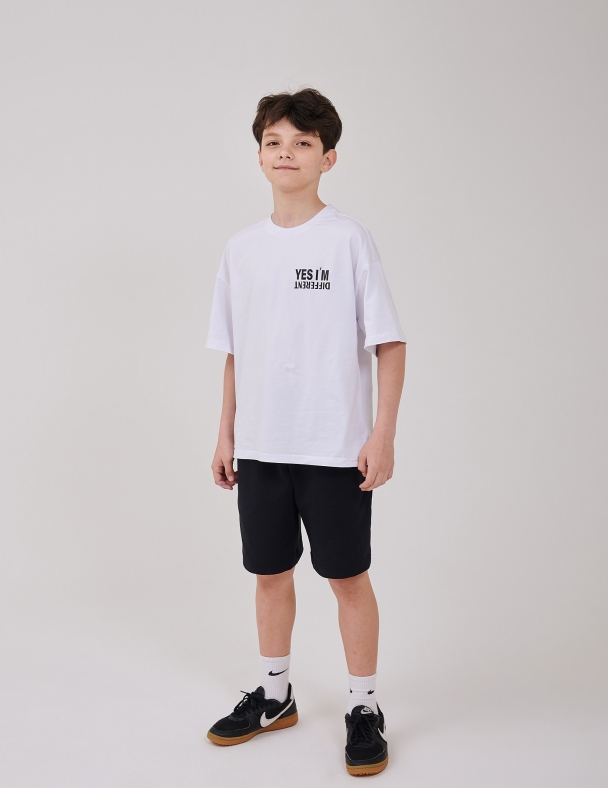 Футболка для мальчика SMIL 110916-1 Белый - изображение 5