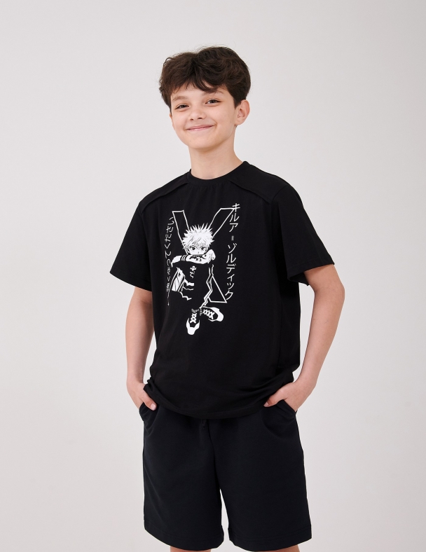 Футболка для мальчика SMIL 110945-1 Черный - изображение 1