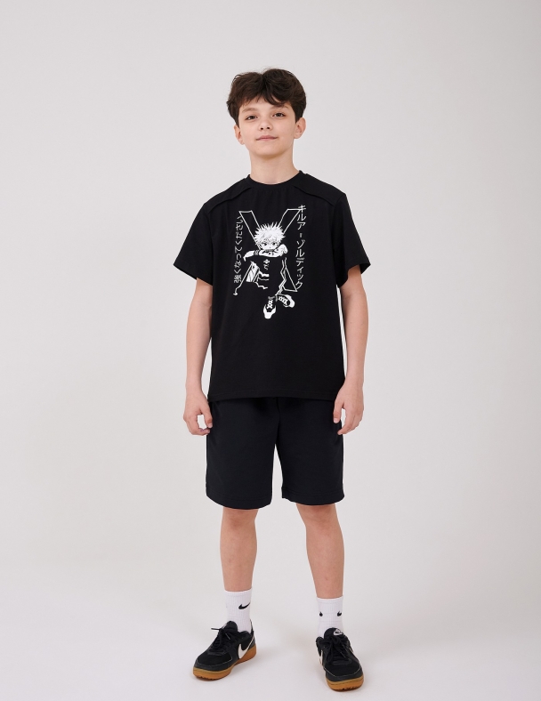 Футболка для мальчика SMIL 110945-1 Черный - изображение 3