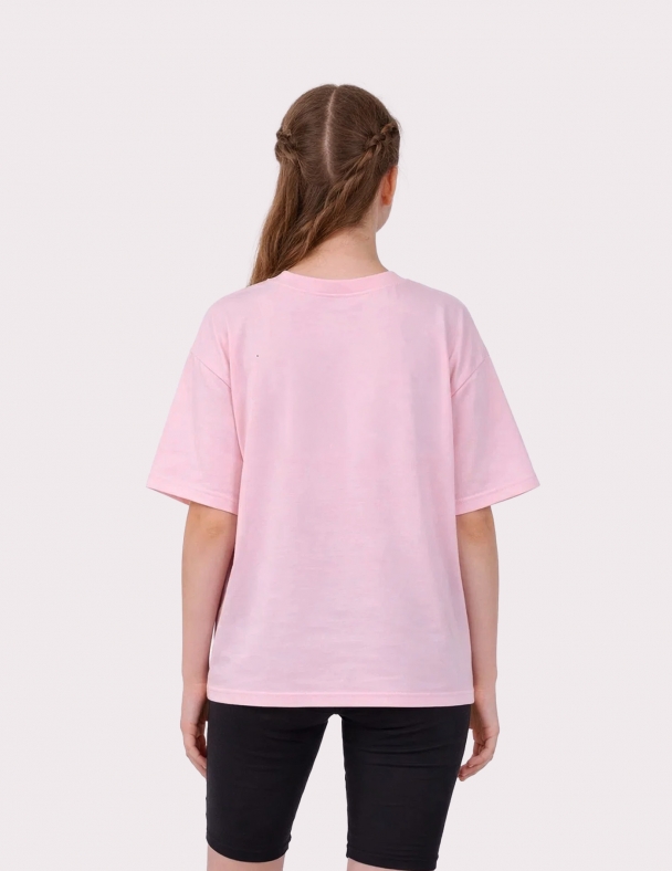 Футболка для девочки SMIL 110943-1-2s Розовый - изображение 2