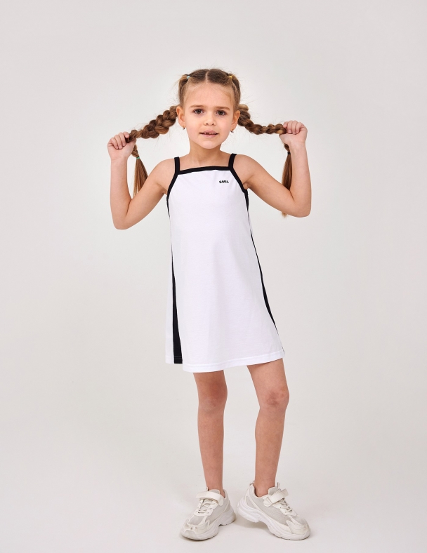 Сарафан для дівчинки SMIL 120476-1 Білий - изображение 1