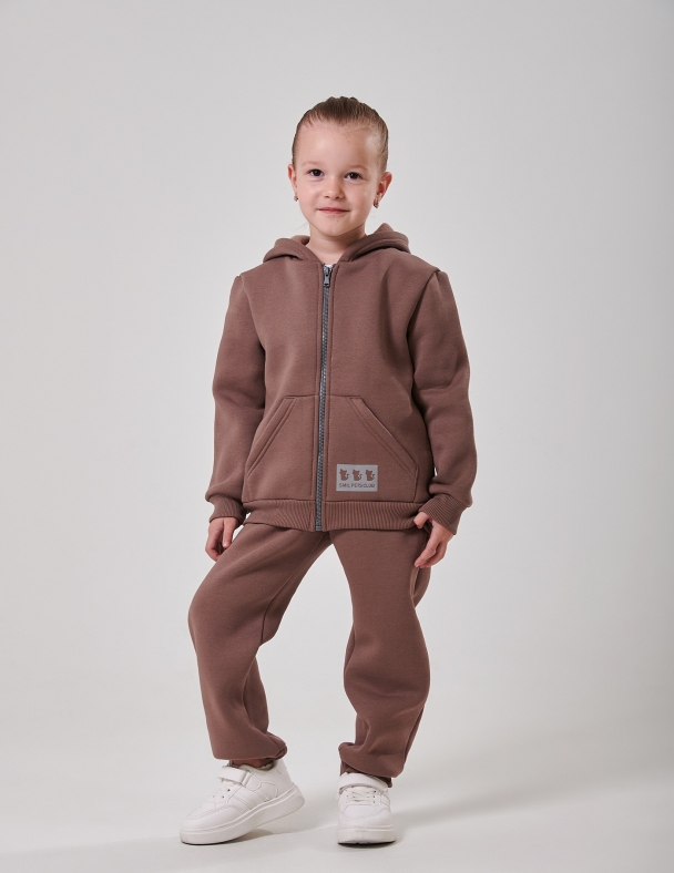 Комплект для дiвчинки (кофта + штанці) для девочки SMIL 117581-1-2s Бежевый - изображение 1