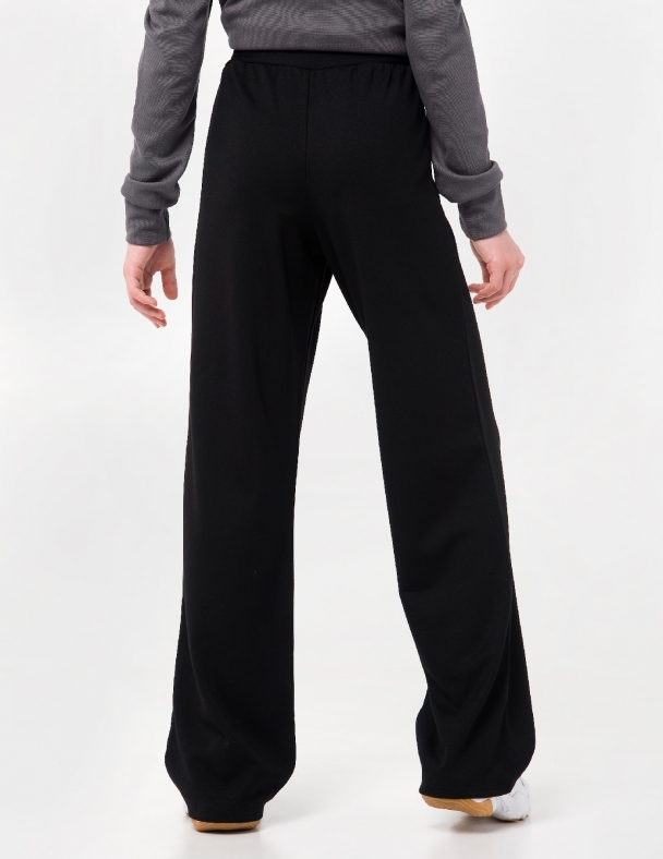 Брюки широкие для девочки SMIL 115495 Черный - изображение 2